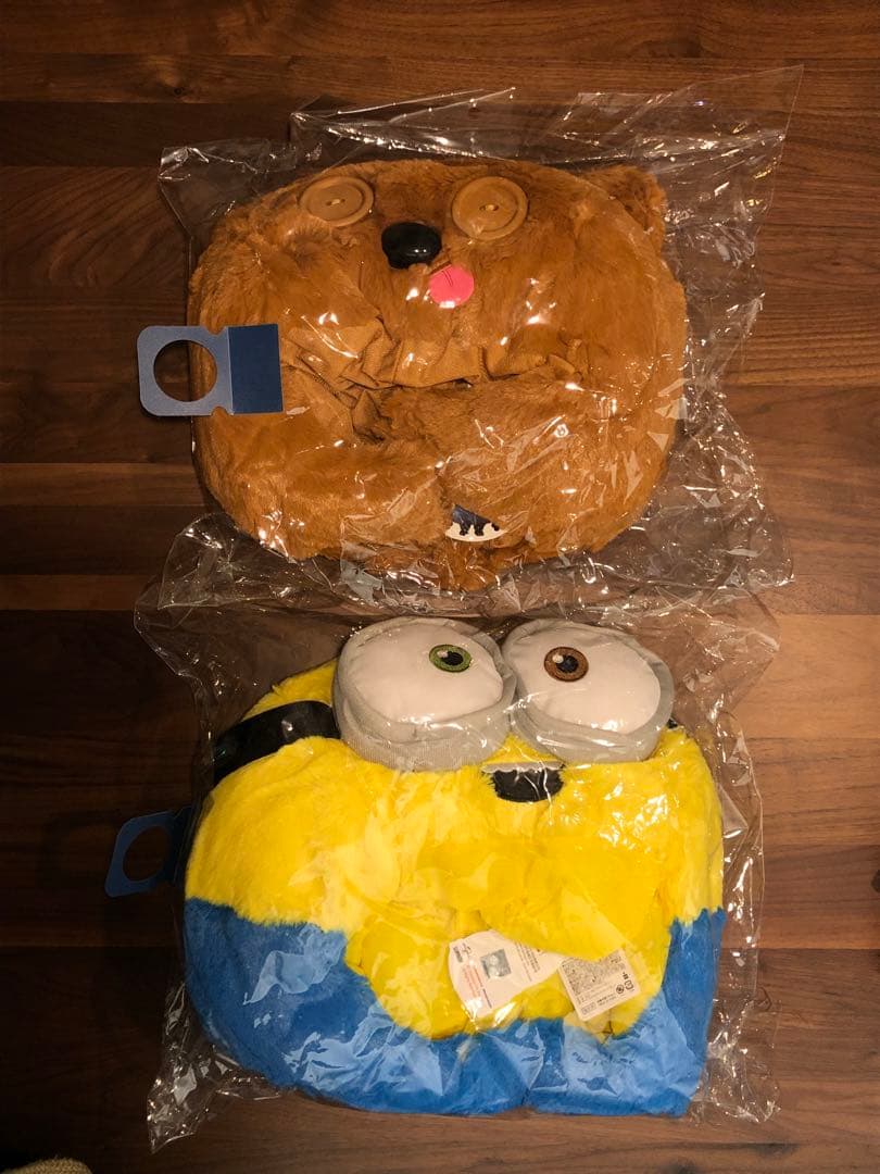 新品・タグ付き！　ミニオン & ティム　被り物 & リュック　4点セット