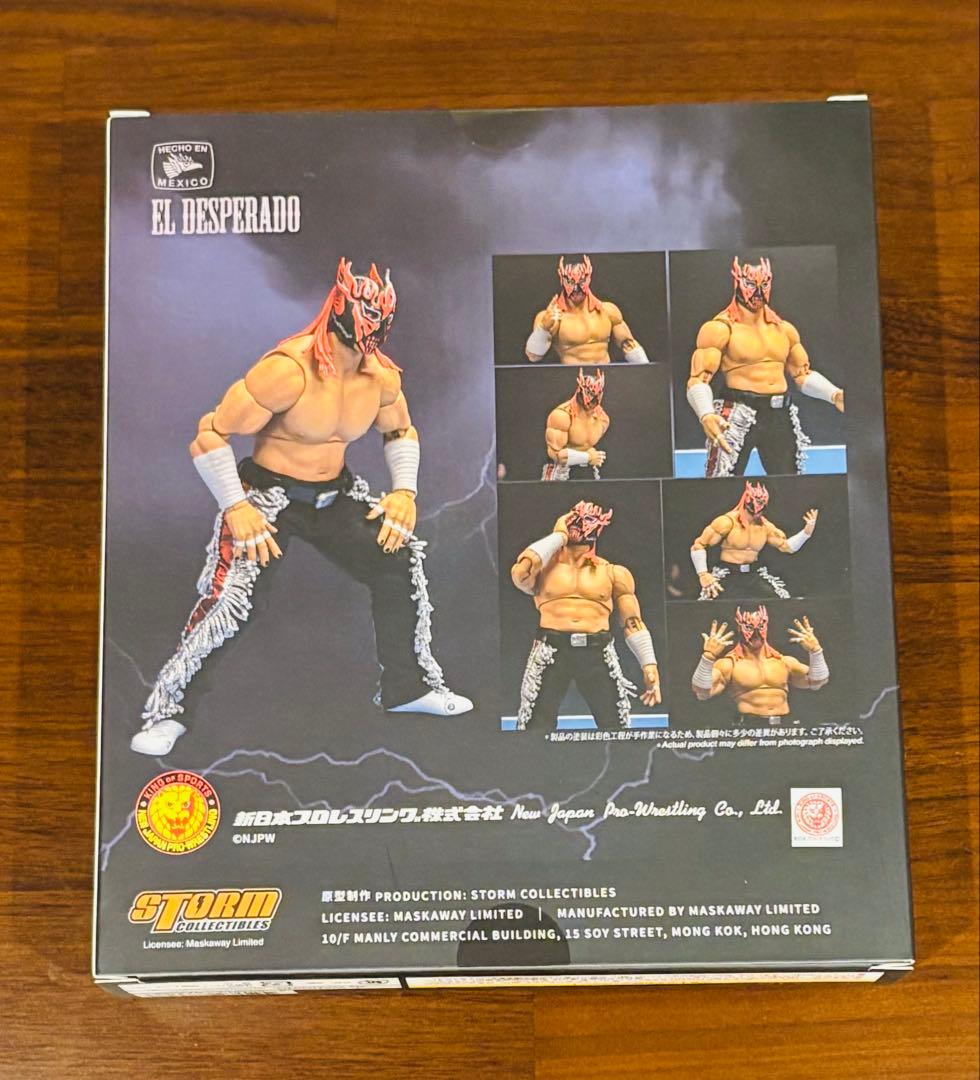 新日本プロレス アクションフィギュア エル・デスペラード ブラック×レッドver
