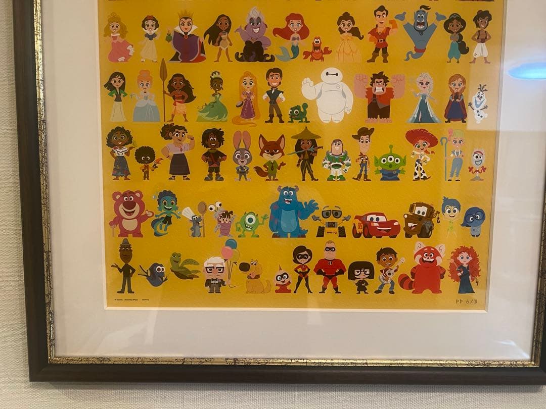 disney100周年　ディズニー絵画　世界限定100枚＋α