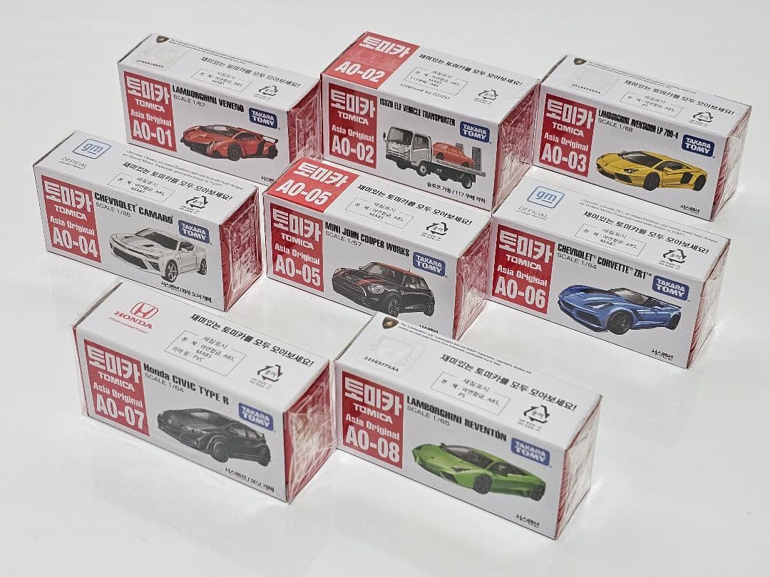 トミカ アジア限定 まとめ売り ８台セット 希少 韓国版
