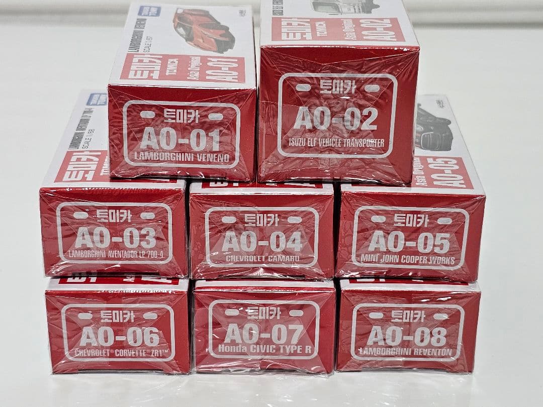 トミカ アジア限定 まとめ売り ８台セット 希少 韓国版