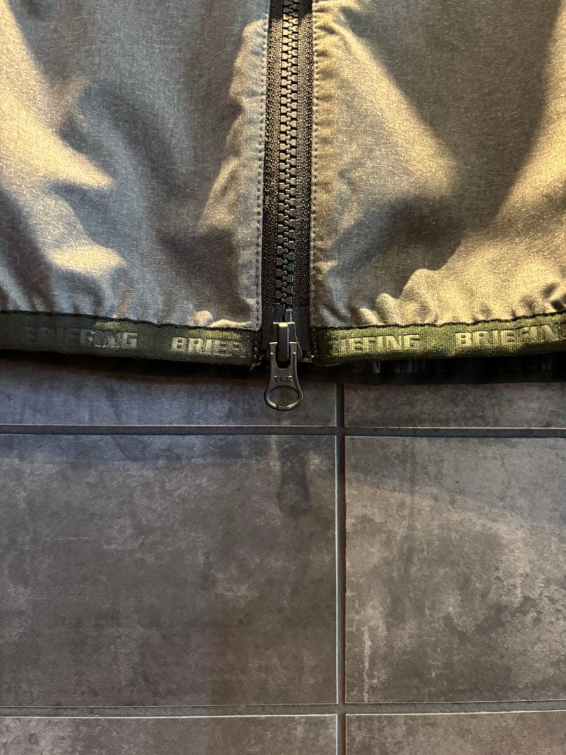 BRIEFING ゴルフ　ウィンドベスト　グレー　M