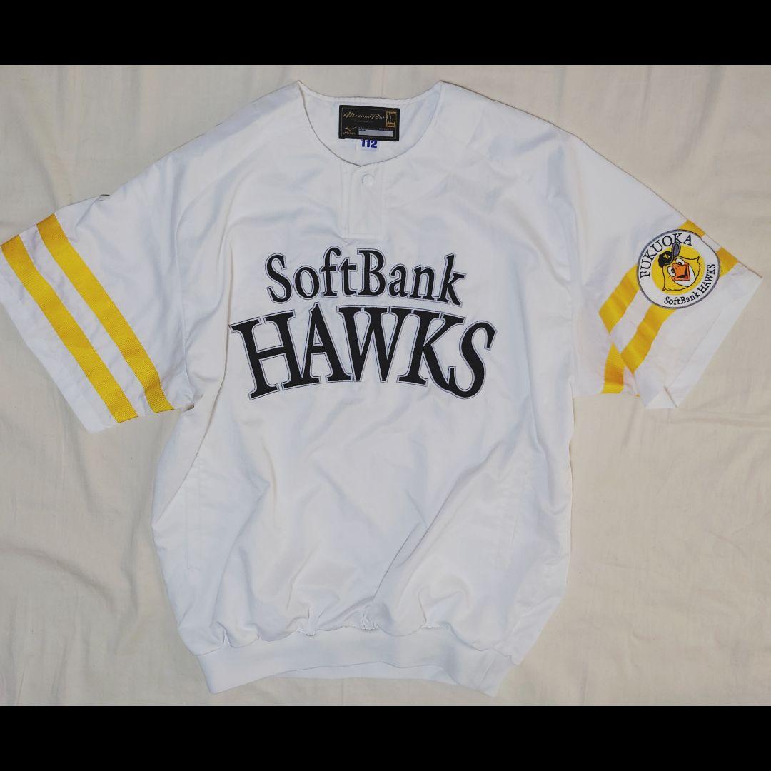 Mizuno Pro ミズノプロ ソフトバンクホークス 半袖 ウェア 練習着