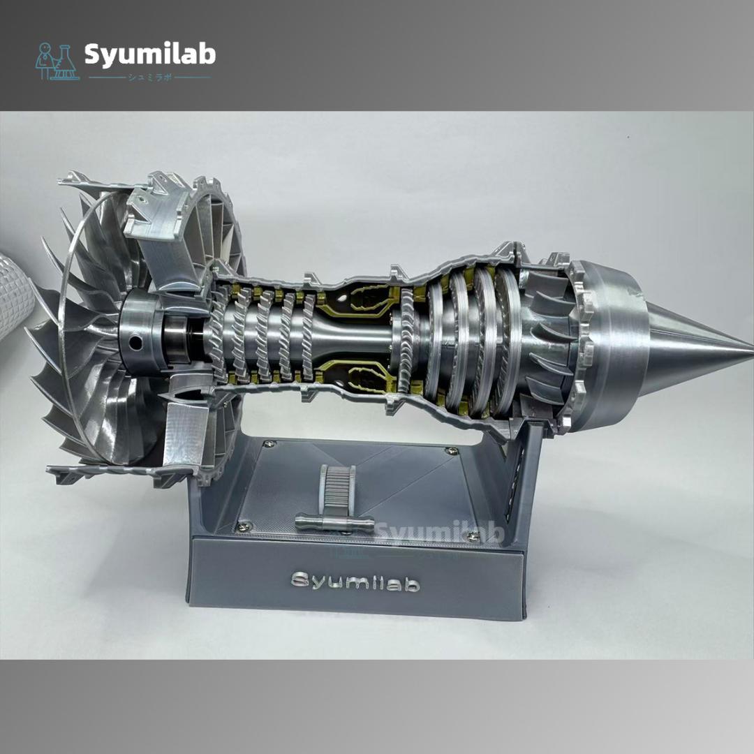 プレミア版　TR900 A380 航空機 エンジンモデル 3Dプリンタ　可動