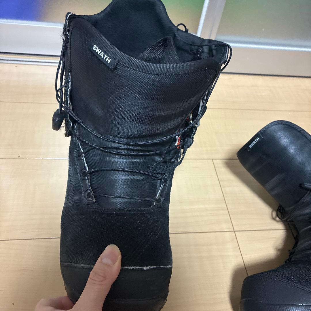 【レンタル卒業】SWATH ブラック スノーボードブーツ