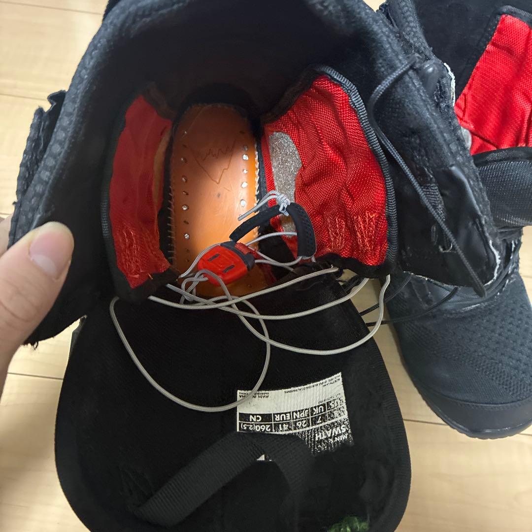 【レンタル卒業】SWATH ブラック スノーボードブーツ