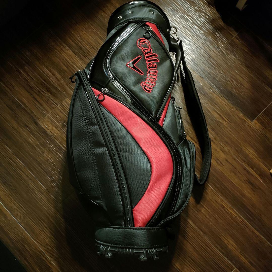 Callaway キャディバッグ ブラック/レッド　5分割