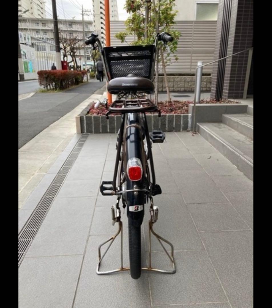 電動アシスト自転車BRIDGESTONE 26インチ.バッテリー2つです