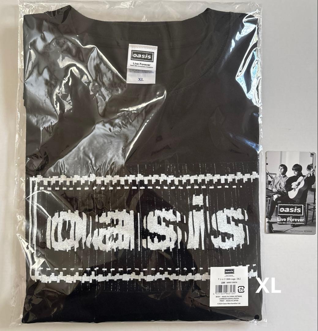 oasis 30周年特別展 Ｔシャツ ブラック　XLサイズ　新品