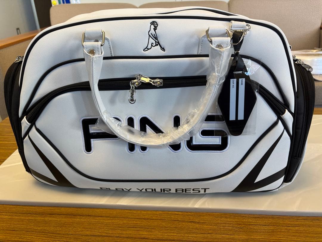 PING ゴルフバッグ ホワイト/ブラック