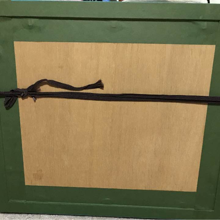 渡辺裕司 木版画 矢田寺あじさい