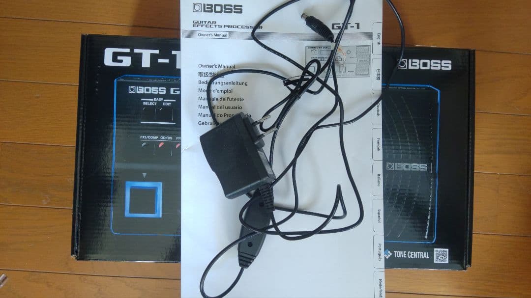 BOSS GT-1 ギターエフェクター 純正アダプター付きセット