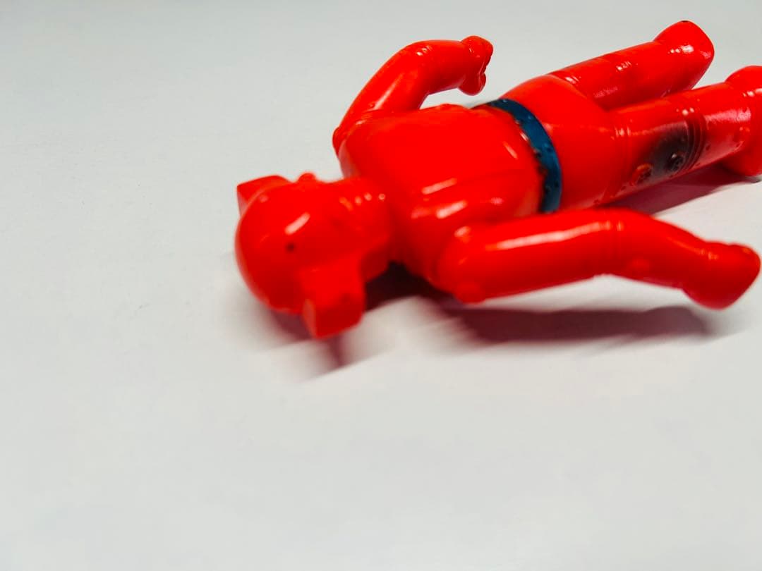 ブルマァク　レッドバロン　ミニソフビ 赤　当時物　ビンテージ　特撮