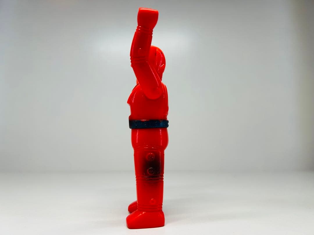 ブルマァク　レッドバロン　ミニソフビ 赤　当時物　ビンテージ　特撮