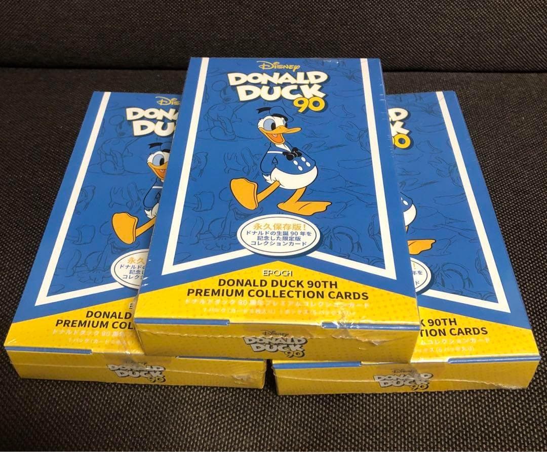 EPOCH 2024 ドナルドダック 90TH プレミアムコレクション3BOX