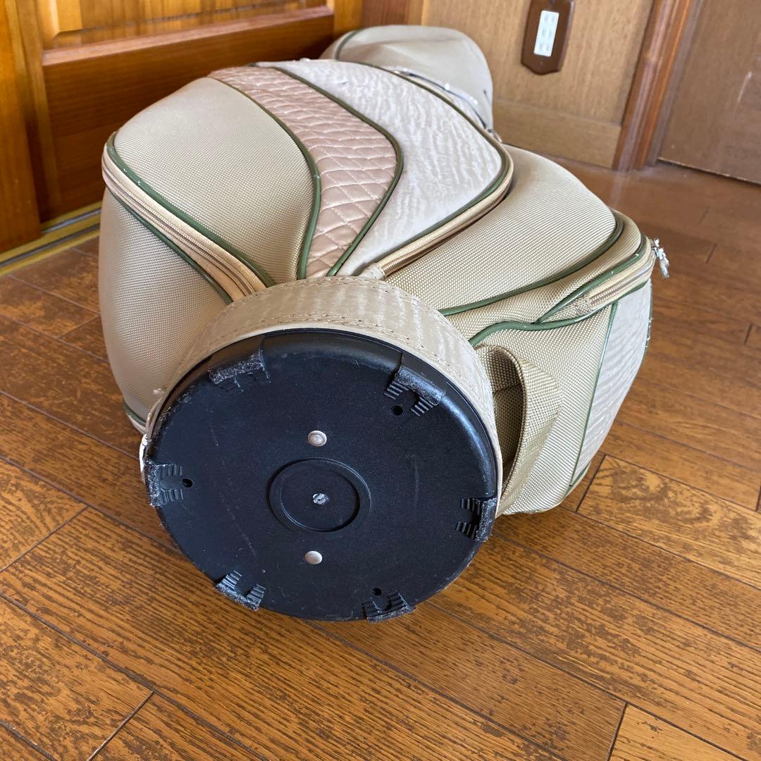 良品NIKI GOLF キャディバッグ ベージュポーチ付きレディース　メンズ