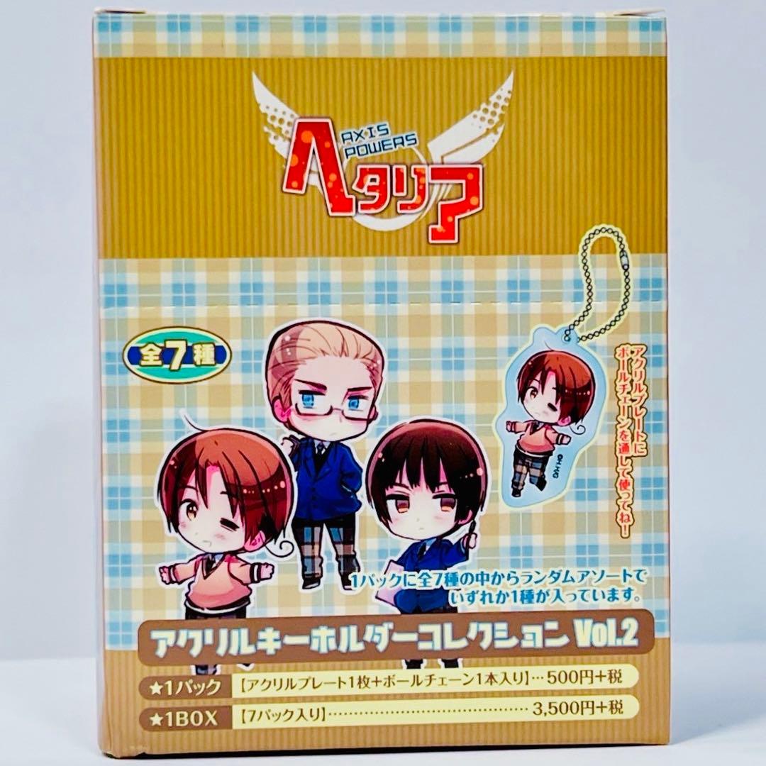 【全7種】未開封 ヘタリア 学園服アクリルキーホルダーBOX 原作絵