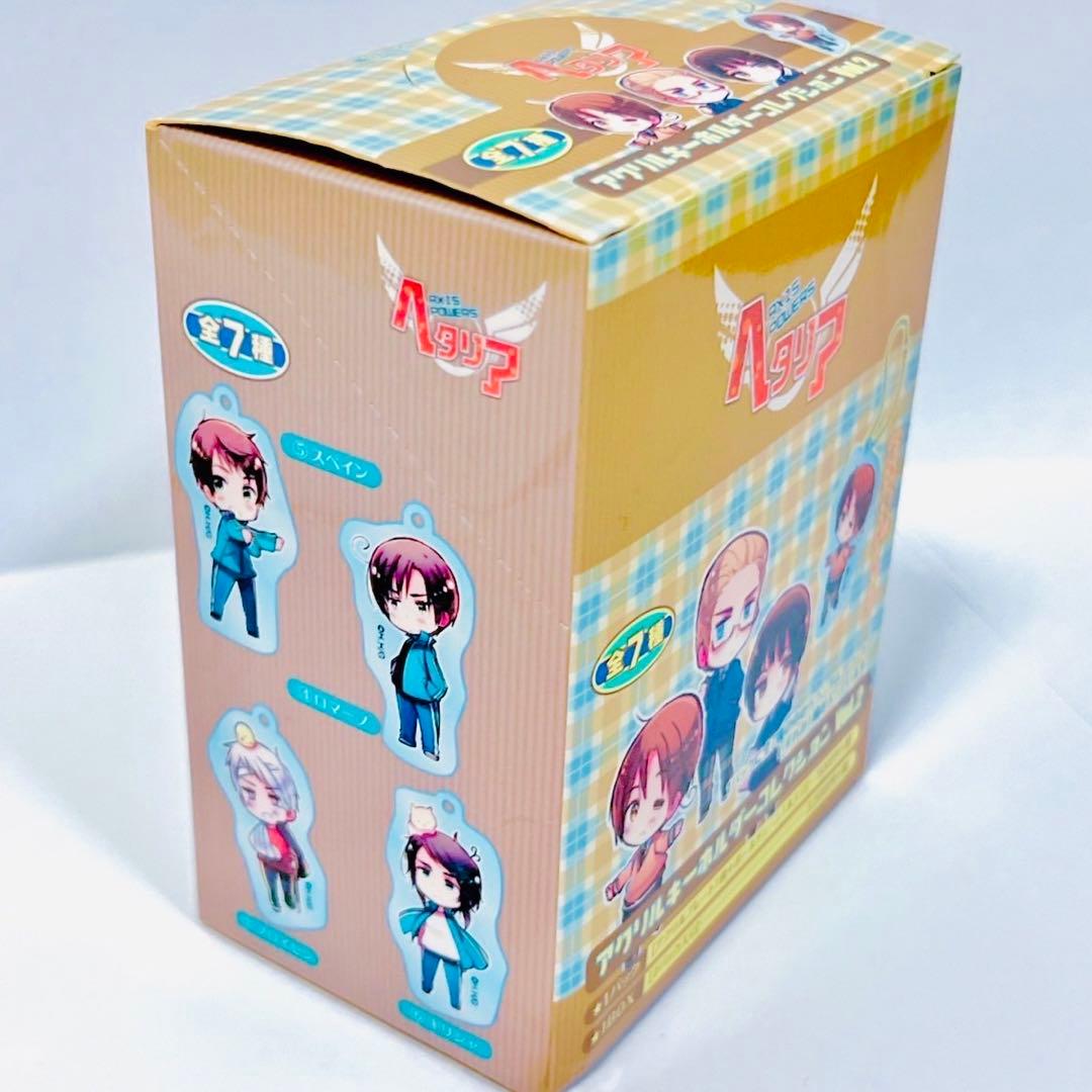 【全7種】未開封 ヘタリア 学園服アクリルキーホルダーBOX 原作絵
