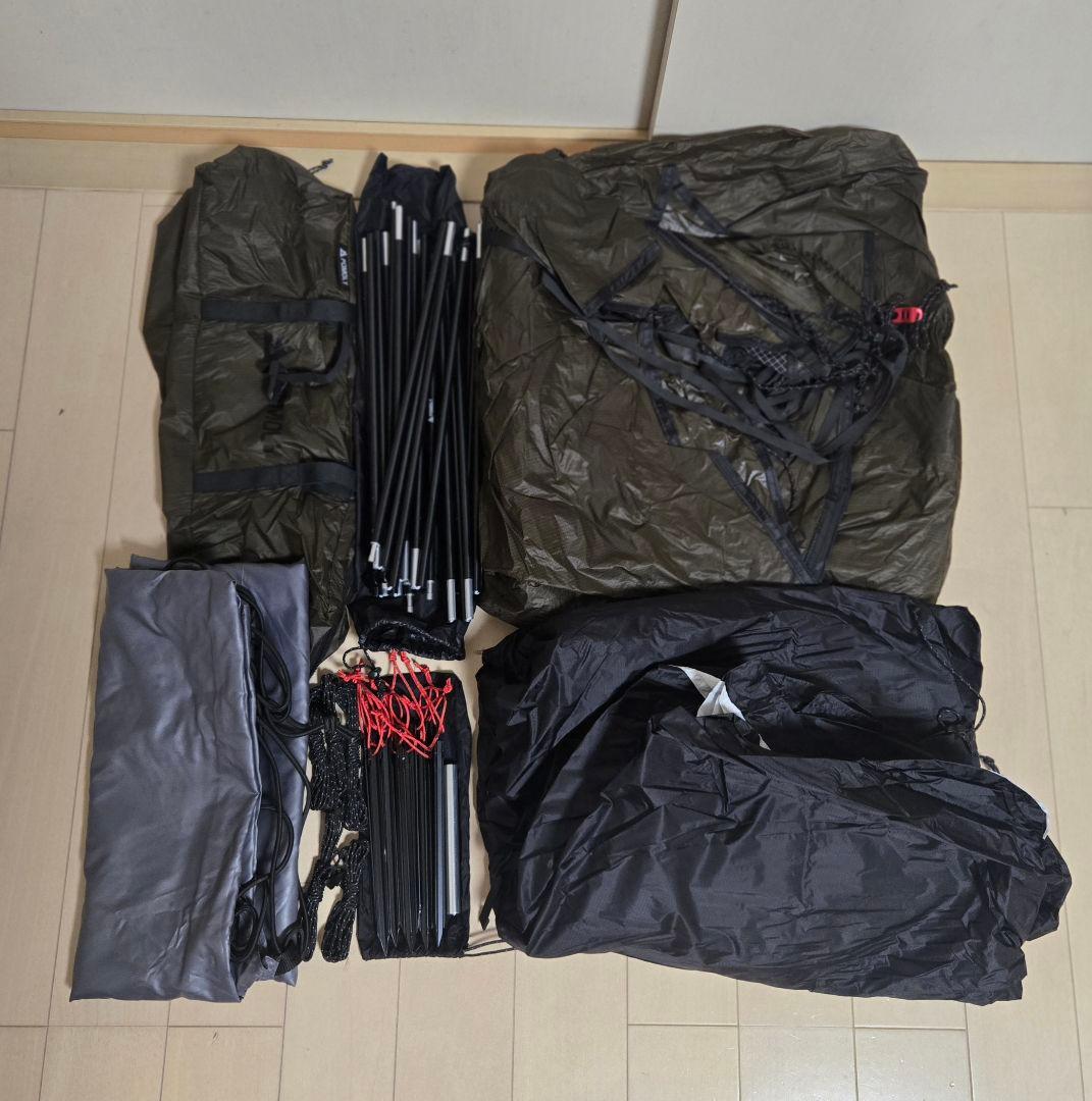 【1回使用】POMOLY ポモリー Dune Solo グランドシート付き