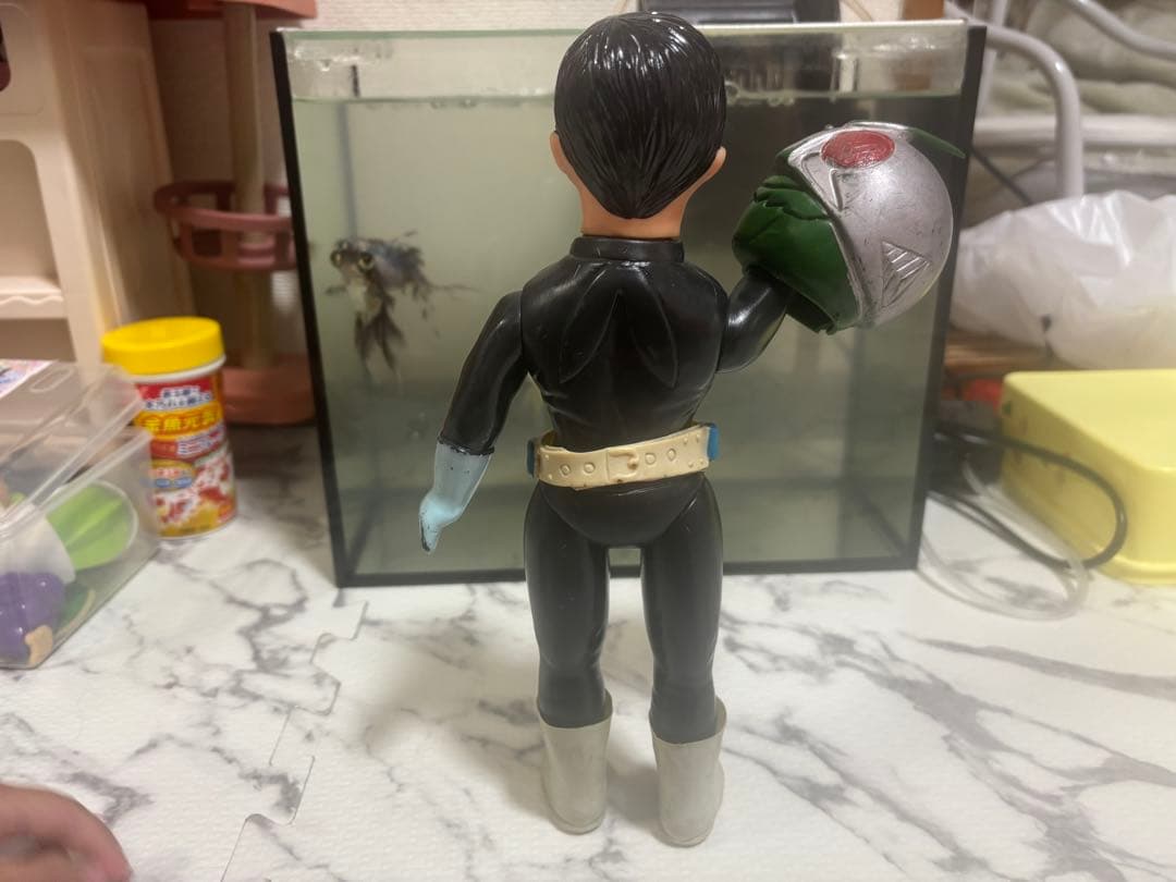 当時物　旧バンダイ　仮面ライダー　ソフビ