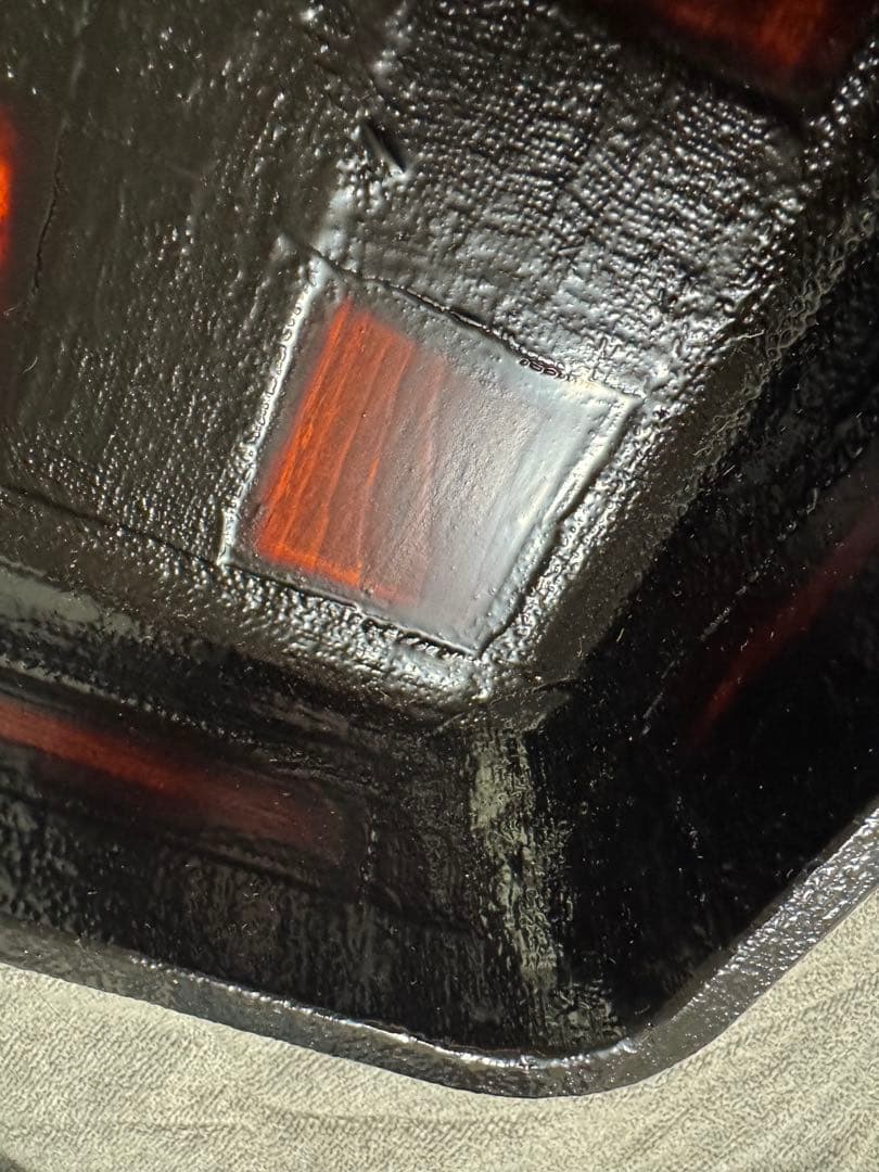 kurosawa7356 角偉三郎　輪島塗　大菜盆　未使用保管品