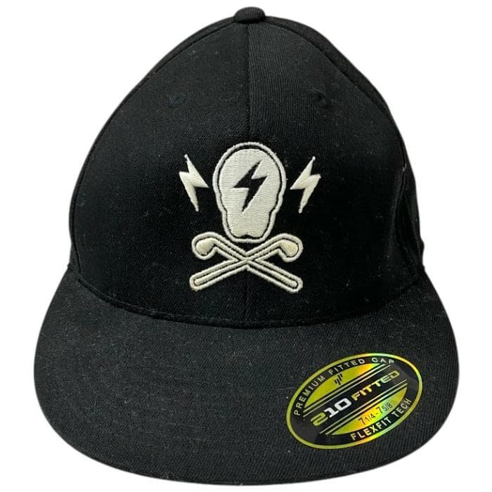 美品 中古 マーク＆ロナ 210FITTED スカル キャップ 帽子 ゴルフ