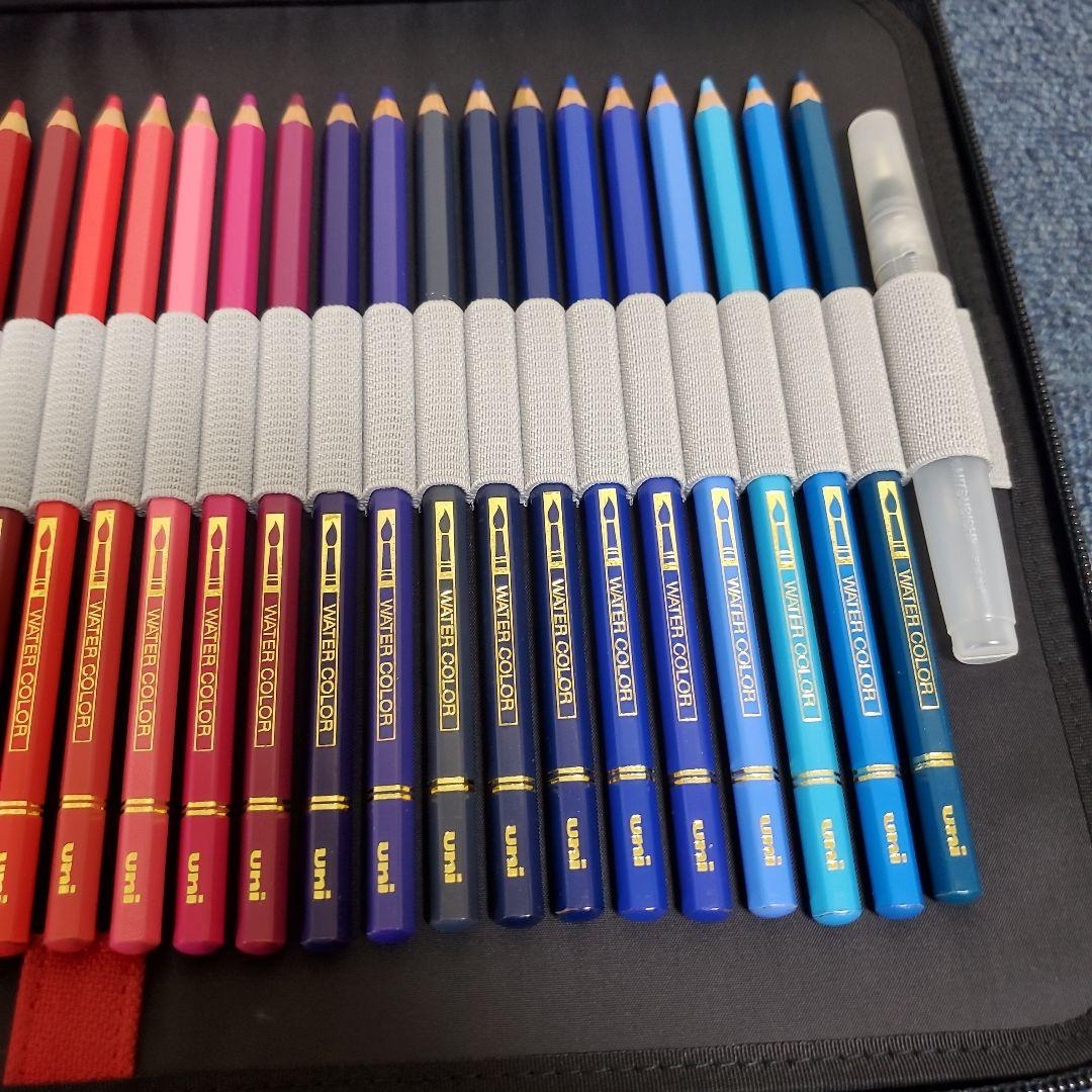 h391☆uni☆色鉛筆100色セット☆ハードケース☆60色セット新品☆現品のみ
