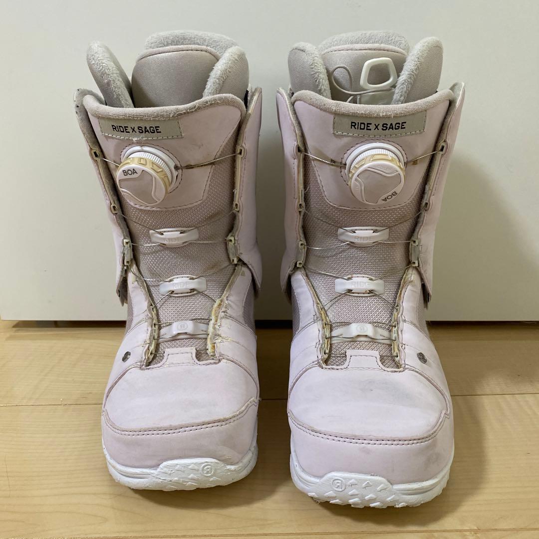 【即日発送】RIDE ライド ピンクスノボブーツ　SAGE サージ24.5cm