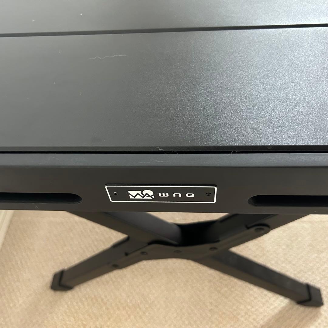 WAQマルチローテーブル 黒　アウトドアテーブル