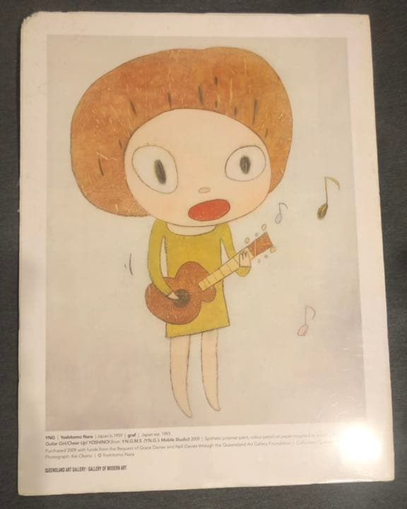 奈良美智 guitar girl ポスター