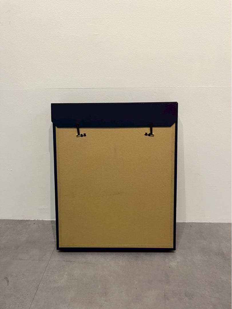 馬場彬「構成」油彩 1984年 個展出展作品