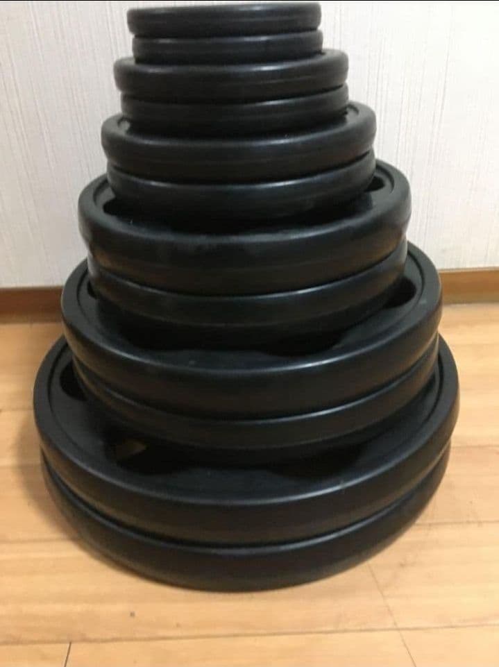 IVANKOイヴァンコ オリンピックプレートセット計107.5kg 穴径50mm