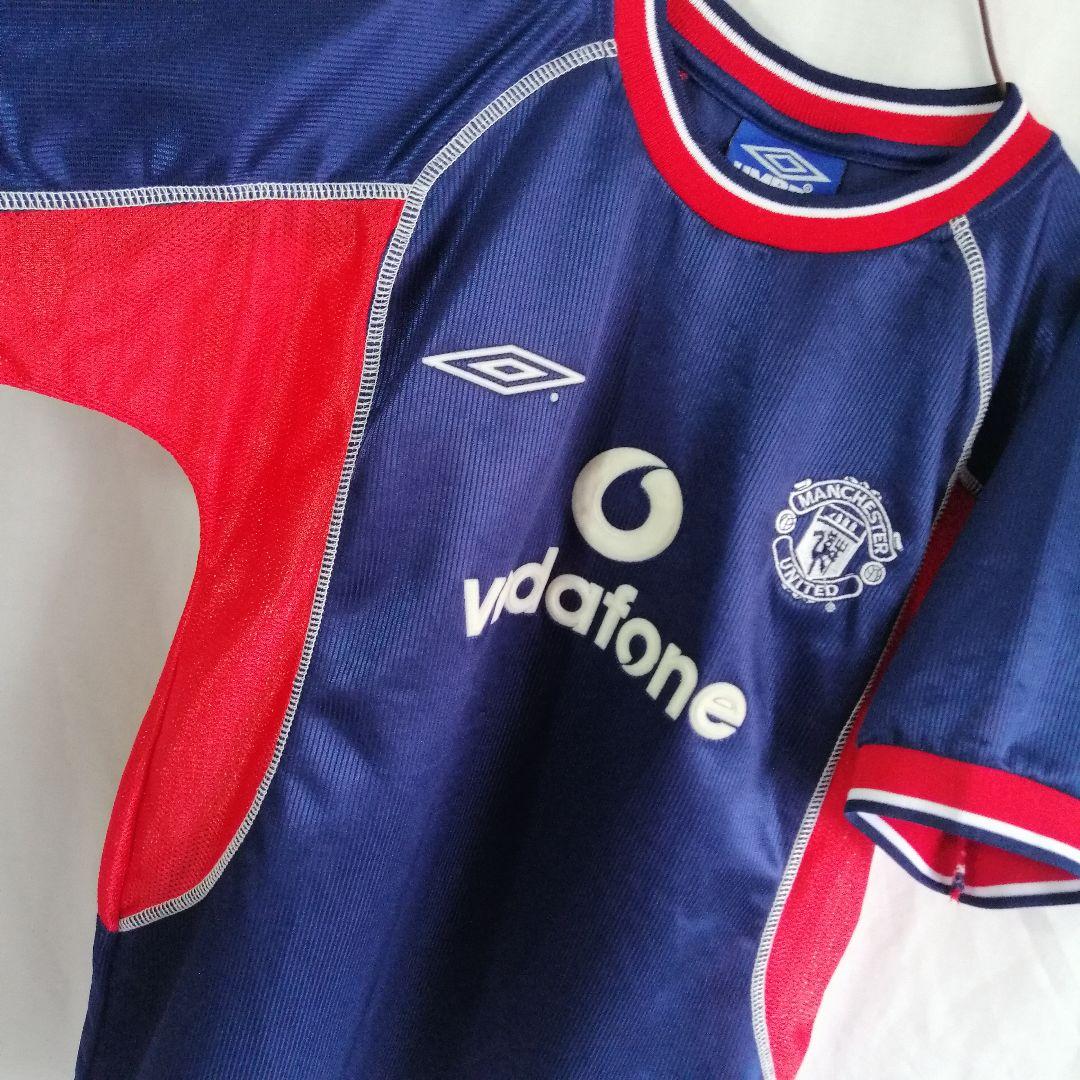 マンチェスターユナイテッド　アウェー　サッカー　ウェア　ユニフォーム　ネイビー