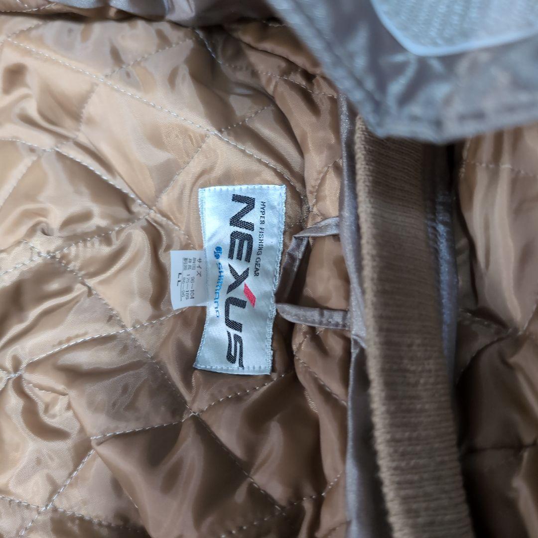 NEXUS フィッシングスーツ(上下セット) シルバー Thinsulete3M