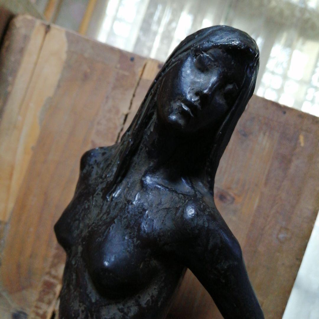 浦山一雄　ブロンズ像　青春　50cm　9.6kg