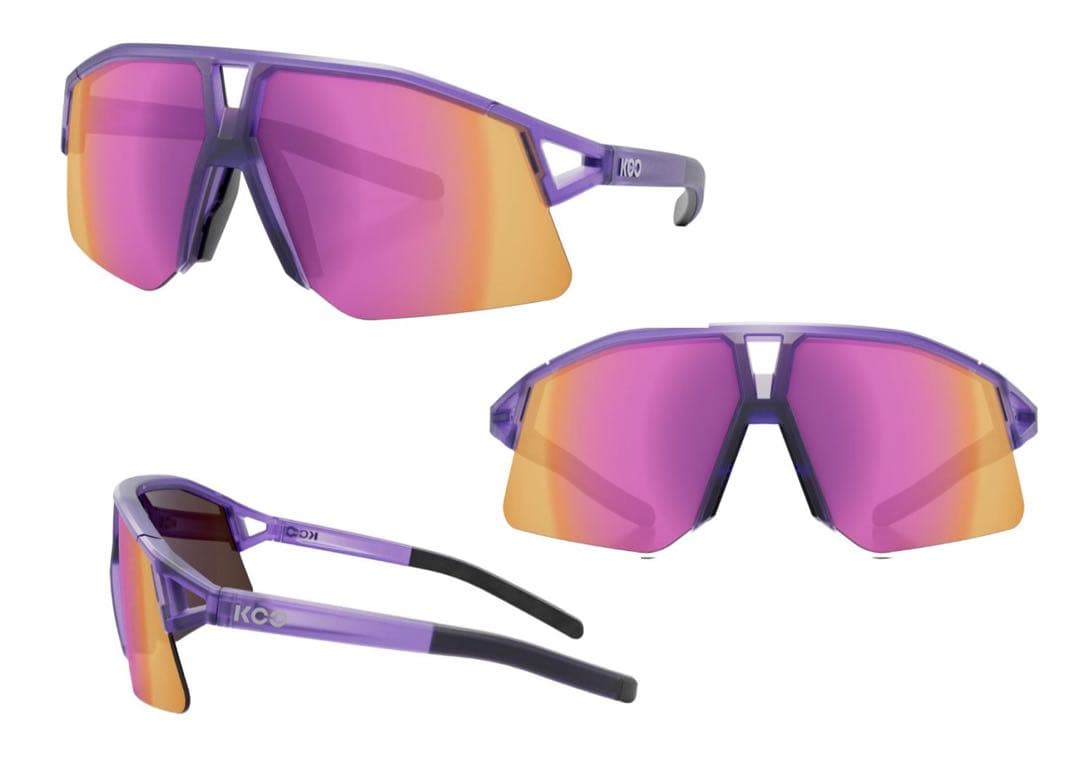 カスクKOOサングラス HYPE バイオレットグラスマット/ピンクミラー
