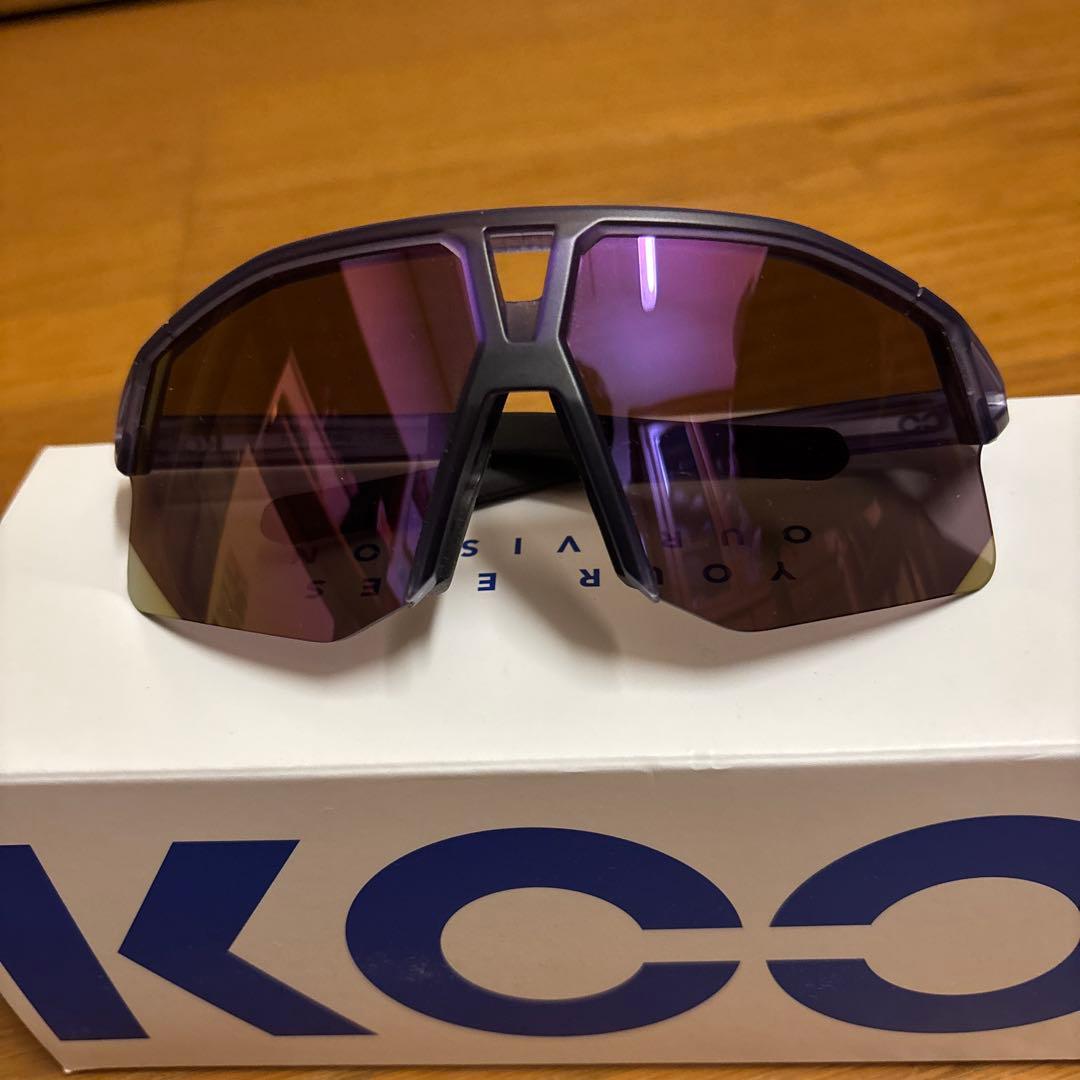 カスクKOOサングラス HYPE バイオレットグラスマット/ピンクミラー