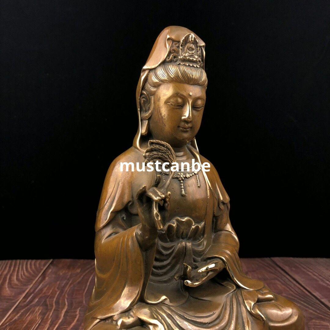 仏教美術 仏像 柳枝観音像 小仏像 銅製 銅器