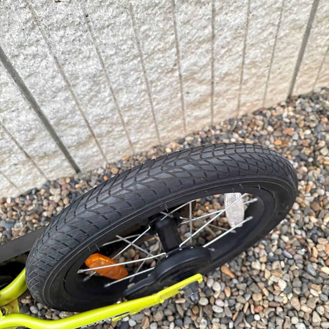 【美品✨希少カラー✨】STRIDER 14X ライムイエロー　説明書・部品付