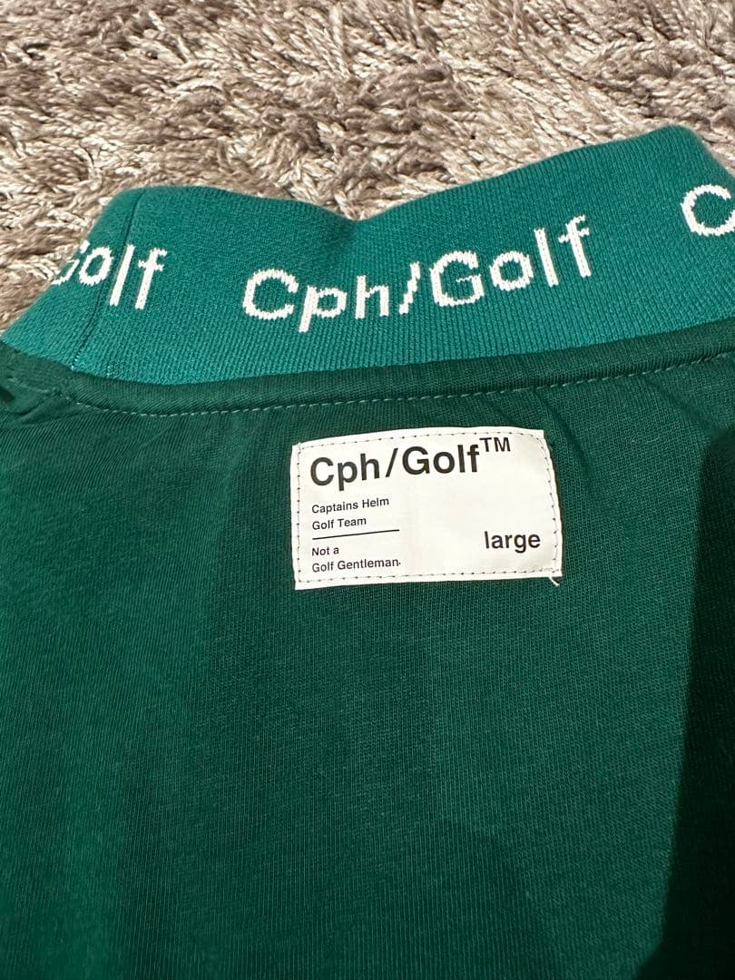 Cph/Golf キャプテンズヘルム　モックネック　グリーン　L