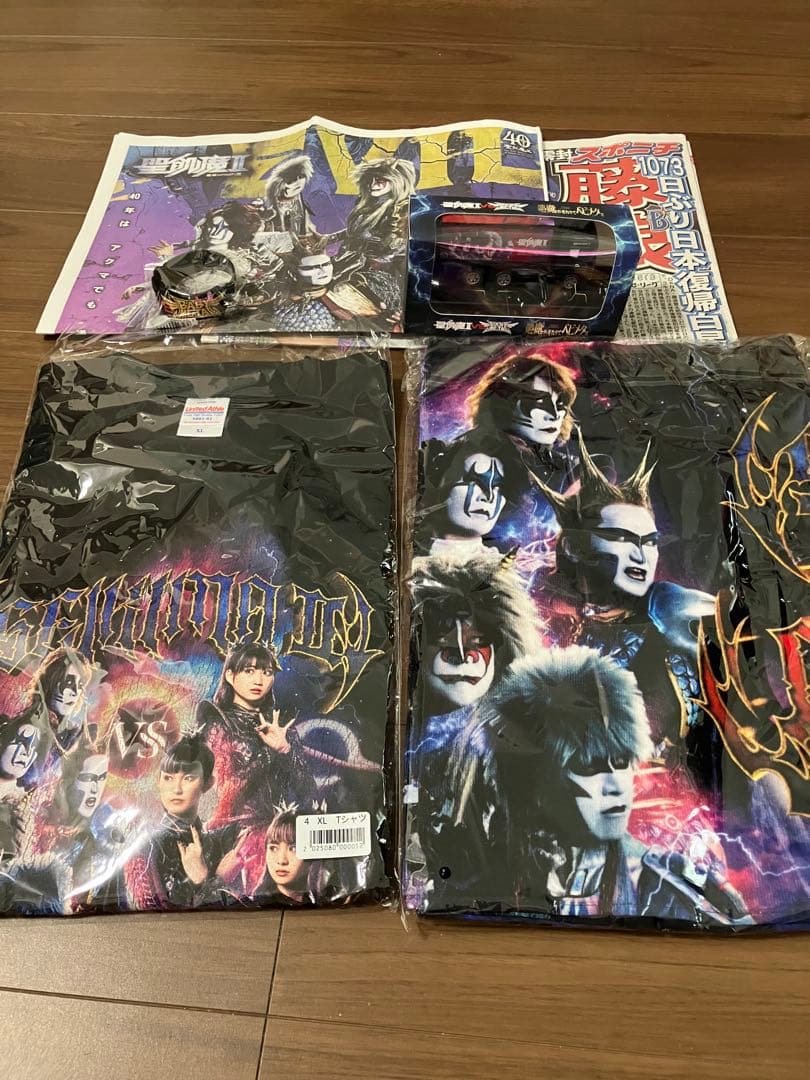 聖飢魔II vs BABYL悪魔が来たりてベビメタる４種セットおまけ付き