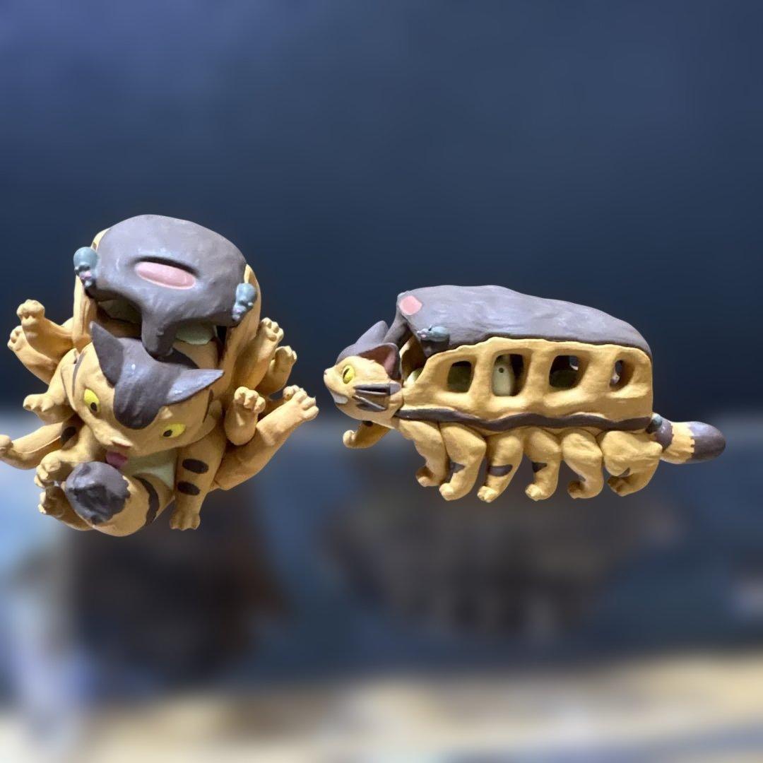 ポーズがいっぱいコレクション ネコバス おてだまぬいぐるみ ヤックル