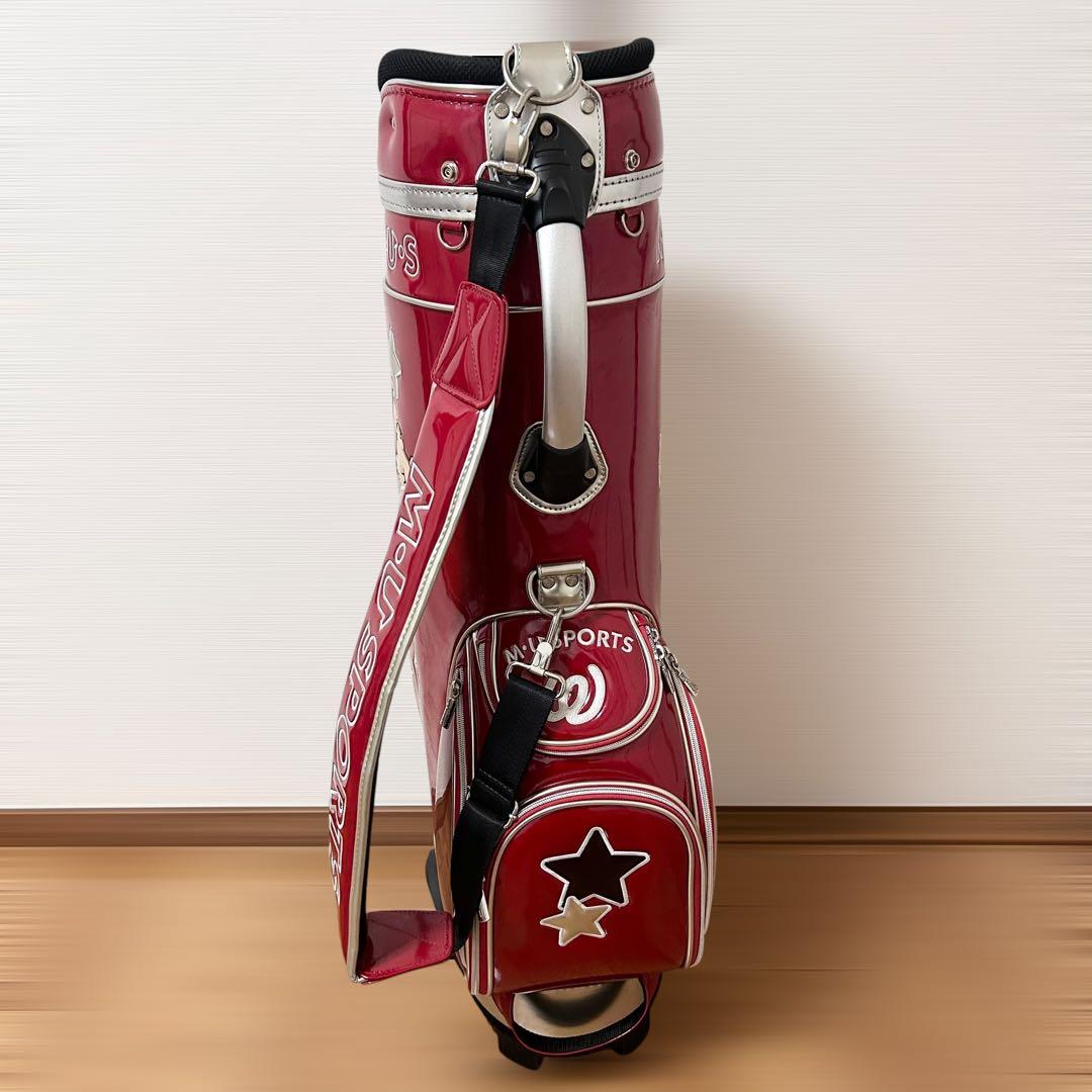 キャスター付き　希少　MU SPORTS　MU スポーツ キャディバッグ