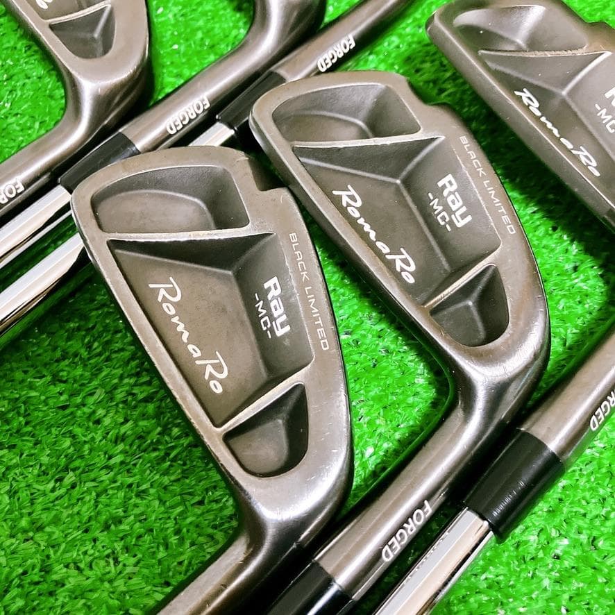 ロマロ RayMC BLACK LIMITED アイアン6本 PROJECT X