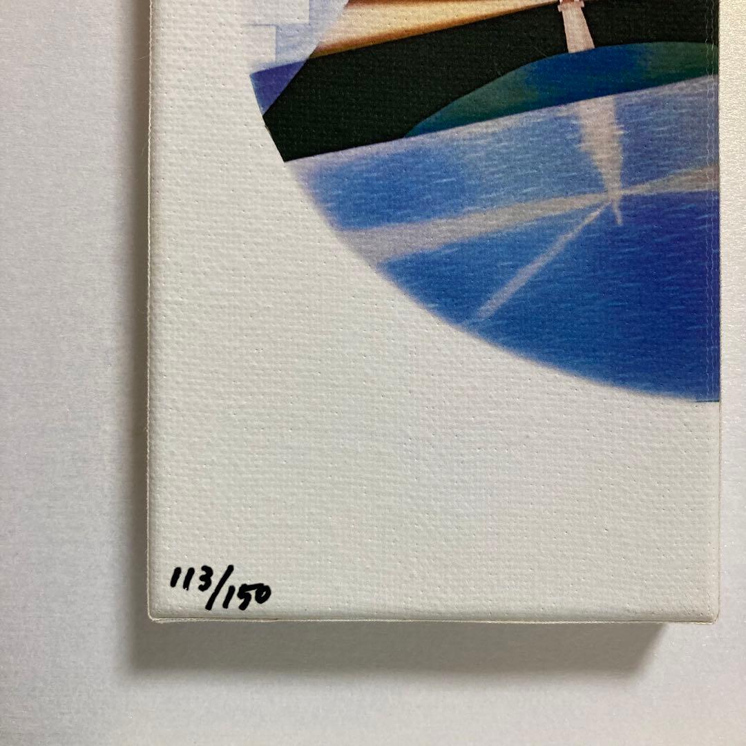 【真作保証】藤城清治 キャンバスジクレー 直筆サイン 150部限定 版画 絵画