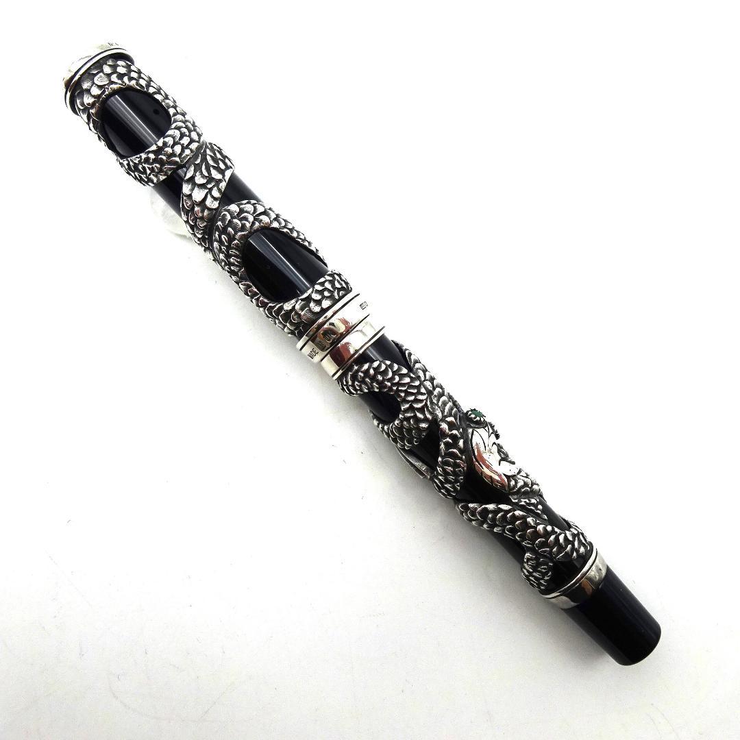 11601-1【希少】パーカー/限定/SV925/スネーク/万年筆/18K