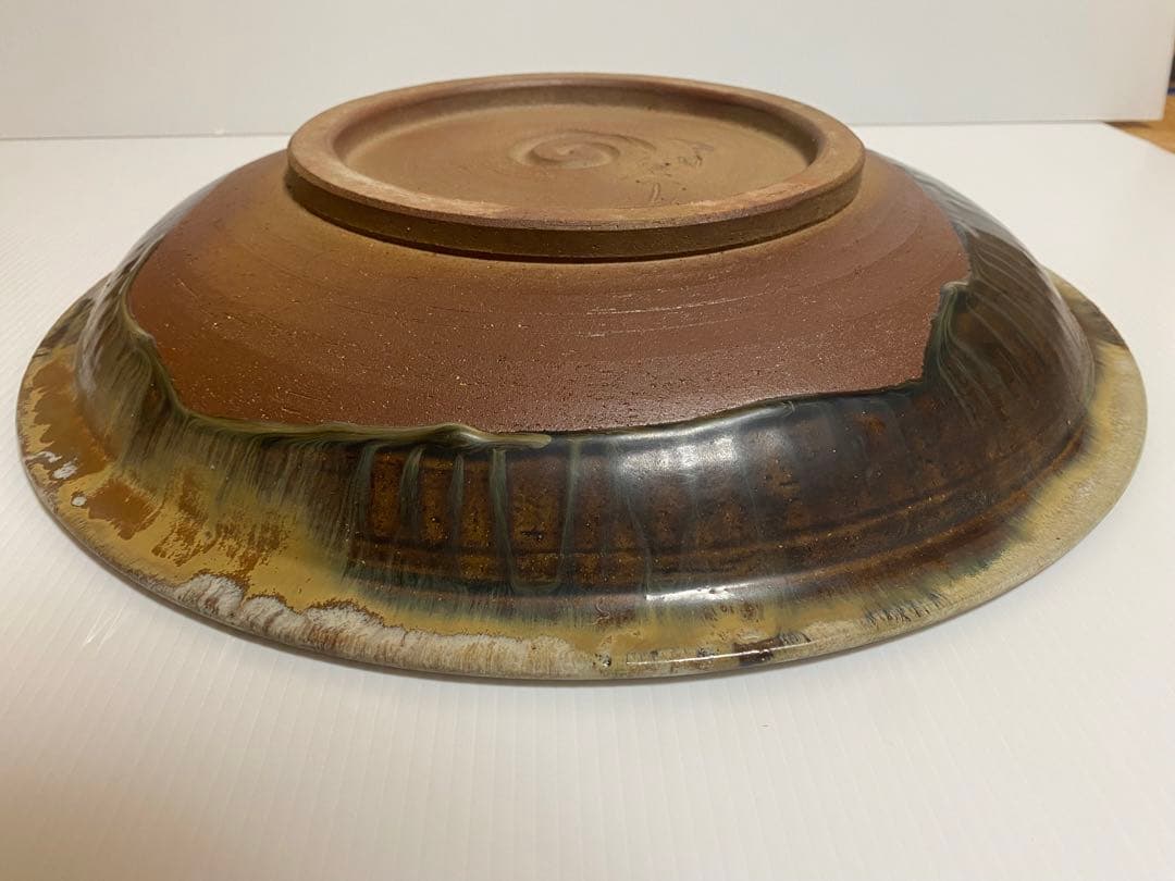 小岱焼 小代焼 岱平 大皿 皿陶芸 美術 約44cm