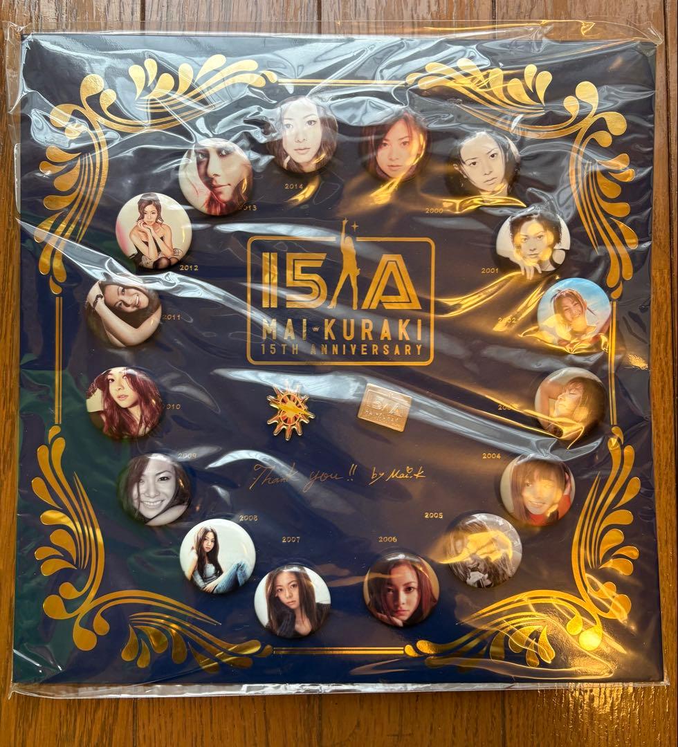 【新品】倉木麻衣 15th Anniversary 缶バッジセット