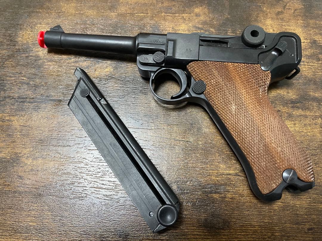 タナカワークス製 ルガーP08 ガスガン　木製グリップ　最終日につき大幅値下げ！