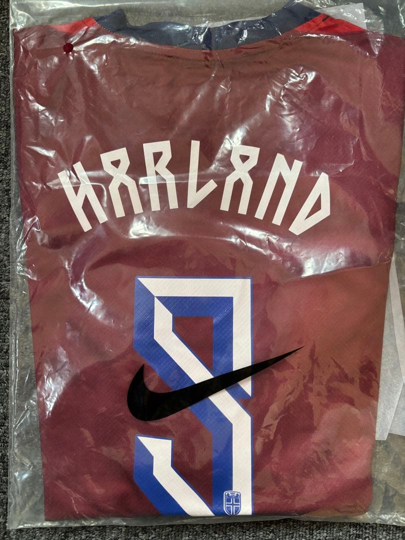 マンチェスターシティ 旧ロゴ　US サイズS ハーランドノルウェーユニフォーム